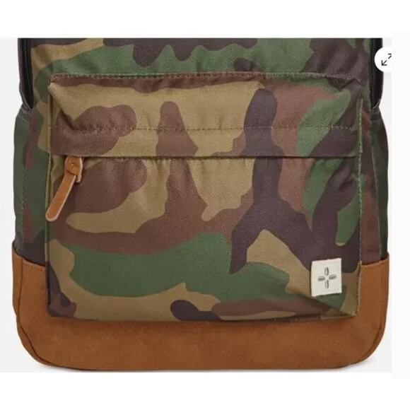 Sun Stone Mens Riley Green Camouflage Backpack Bag NEW with tags $84 - Picture 3 of 6